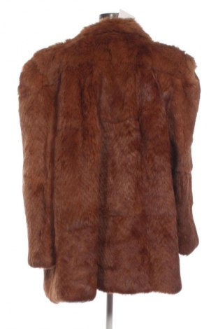 Palton din blană pentru damă Unbranded, Mărime XL, Culoare Maro, Preț 573,45 Lei