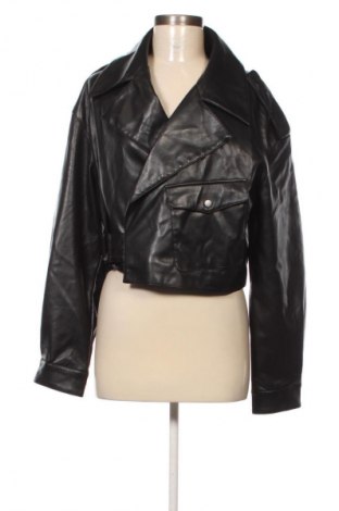 Дамско кожено яке Amisu, Размер M, Цвят Черен, Цена 14,31 €