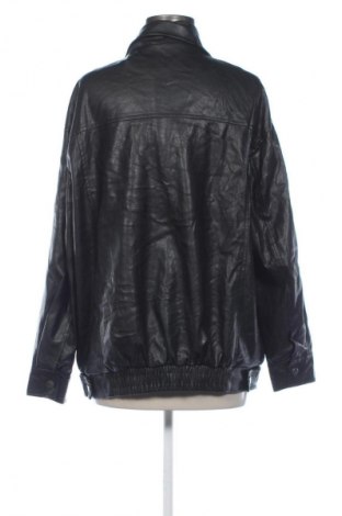 Női bőrdzseki Bershka, Méret L, Szín Fekete, Ár 9 219 Ft