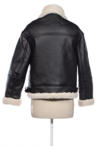 Női bőrdzseki Bershka, Méret S, Szín Fekete, Ár 12 009 Ft