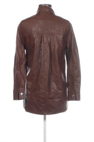 Damen Lederjacke Bershka, Größe XS, Farbe Braun, Preis € 22,99