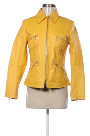 Damen Lederjacke Best Connections, Größe S, Farbe Gelb, Preis € 50,00