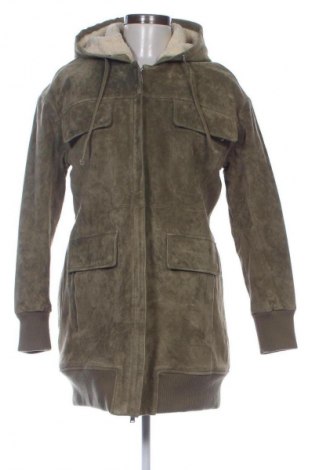 Damen Lederjacke Freaky Nation, Größe S, Farbe Grün, Preis 80,00 €