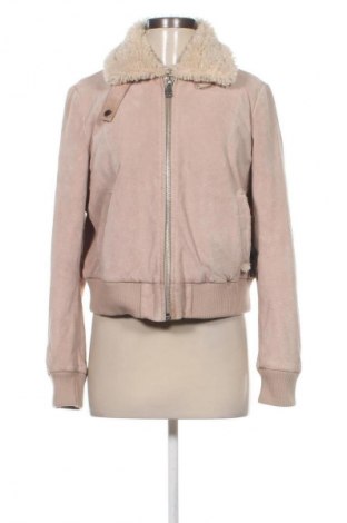 Damen Lederjacke Freaky Nation, Größe L, Farbe Beige, Preis 80,18 €