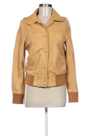 Damen Lederjacke H&M, Größe M, Farbe Beige, Preis € 49,68