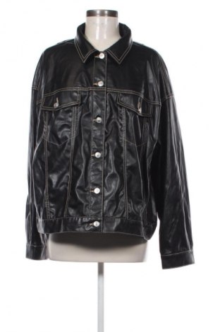 Női bőrdzseki H&M Divided, Méret XL, Szín Fekete, Ár 8 479 Ft