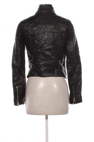 Дамско кожено яке H&M Divided, Размер M, Цвят Черен, Цена 14,31 €
