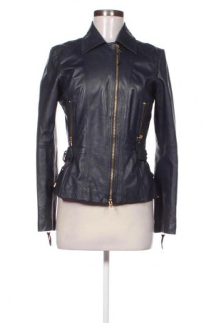 Geacă de piele pentru femei Luisa Spagnoli, Mărime M, Culoare Albastru, Preț 849,99 Lei