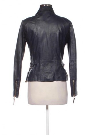 Geacă de piele pentru femei Luisa Spagnoli, Mărime M, Culoare Albastru, Preț 849,99 Lei