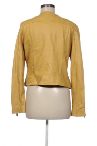 Geacă de piele pentru femei Mango, Mărime L, Culoare Galben, Preț 222,99 Lei