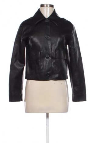 Damen Lederjacke Mango, Größe XS, Farbe Schwarz, Preis 27,99 €