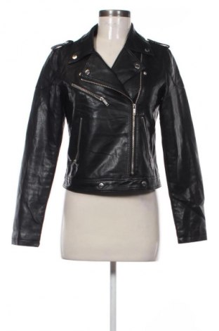 Damen Lederjacke Noisy May, Größe S, Farbe Schwarz, Preis € 18,99