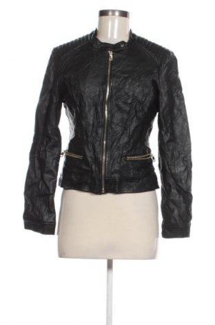Damen Lederjacke Pimkie, Größe M, Farbe Schwarz, Preis 19,99 €