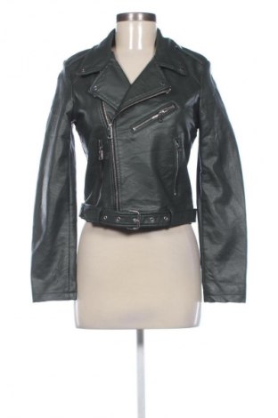 Damen Lederjacke Pimkie, Größe S, Farbe Grün, Preis € 52,99