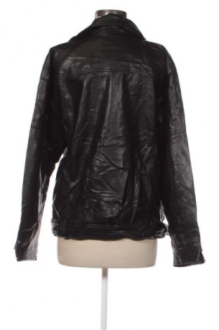 Női bőrdzseki Pull&Bear, Méret L, Szín Fekete, Ár 9 659 Ft