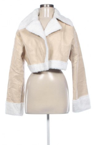 Női bőrdzseki SHEIN, Méret L, Szín Bézs, Ár 20 799 Ft