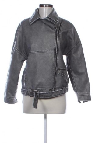 Damen Lederjacke SHEIN, Größe S, Farbe Grau, Preis € 30,00