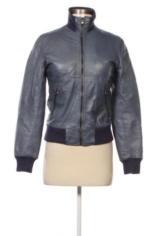 Damen Lederjacke Smile, Größe L, Farbe Blau, Preis € 66,99