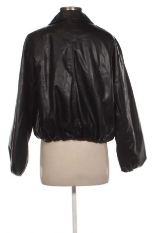 Női bőrdzseki Stradivarius, Méret M, Szín Fekete, Ár 23 839 Ft