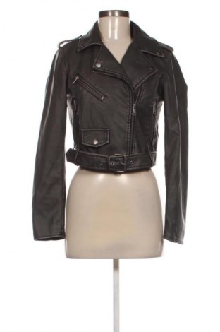 Damen Lederjacke Stradivarius, Größe S, Farbe Schwarz, Preis € 26,99