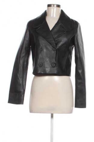Damska kurtka skórzana Stradivarius, Rozmiar S, Kolor Czarny, Cena 250,99 zł