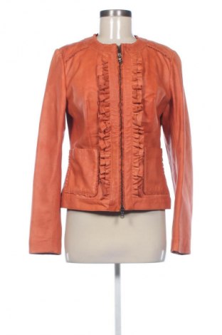 Damen Lederjacke Unbranded, Größe M, Farbe Orange, Preis 50,00 €