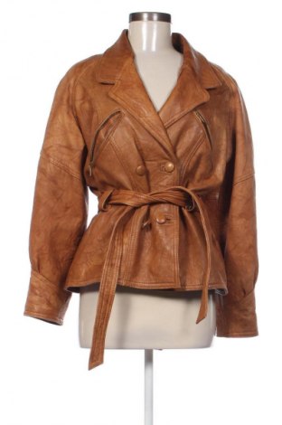 Dámská kožená bunda  Unbranded, Velikost L, Barva Hnědá, Cena  1 417,00 Kč