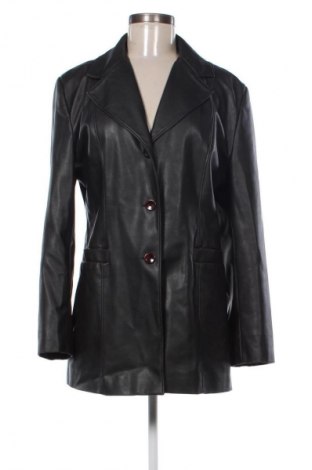 Дамско кожено яке Unbranded, Размер L, Цвят Черен, Цена 29,63 €