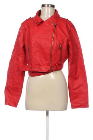 Damen Lederjacke Valley Girl, Größe L, Farbe Rot, Preis € 21,99