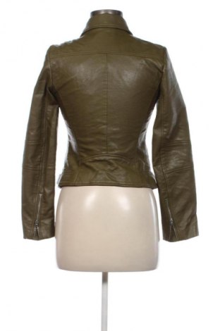 Női bőrdzseki Zara, Méret S, Szín Zöld, Ár 9 979 Ft