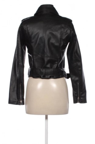 Damen Lederjacke Zara, Größe M, Farbe Schwarz, Preis 20,91 €