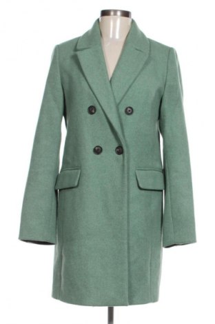 Дамско палто Stradivarius, Размер M, Цвят Зелен, Цена 85,01 €