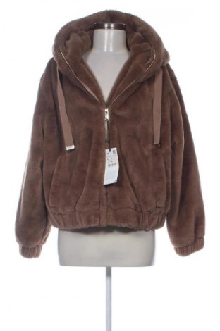 Dámsky kabát  Zara, Veľkosť L, Farba Hnedá, Cena  50,95 €