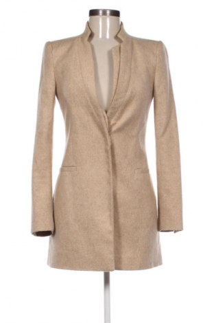Дамско палто Zara, Размер XS, Цвят Бежов, Цена 34,72 €