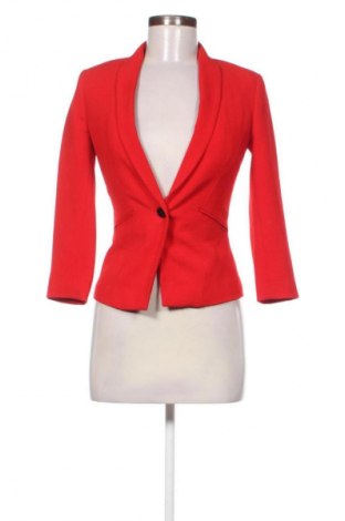 Γυναικείο σακάκι Bershka, Μέγεθος S, Χρώμα Κόκκινο, Τιμή 24,55 €
