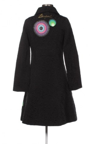 Дамско палто Desigual, Размер M, Цвят Черен, Цена 71,58 €