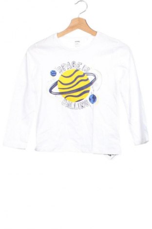 Kinder Shirt Sinsay, Größe 7-8y/ 128-134 cm, Farbe Weiß, Preis € 5,62