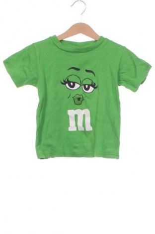Детска тениска M&M, Размер 2-3y/ 98-104 см, Цвят Зелен, Цена 6,00 €