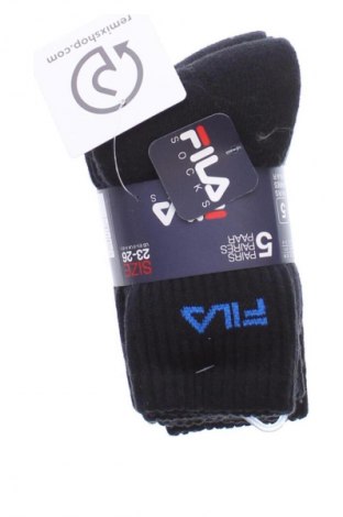 Детски чорапи FILA, Размер 5-6y/ 116-122 см, Цвят Черен, Цена 10,00 €