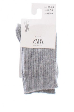 Детски чорапи Zara, Размер 23y, Цвят Сив, Цена 4,60 €