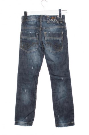 Детски дънки Sisley, Размер 7-8y/ 128-134 см, Цвят Син, Цена 9,20 €