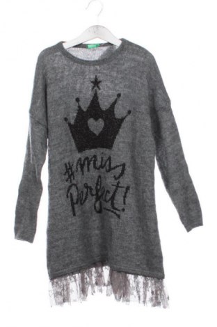 Kinderpullover United Colors Of Benetton, Größe 8-9y/ 134-140 cm, Farbe Grau, Preis € 10,99