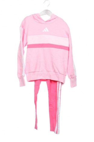 Set trening se copii Adidas, Mărime 6-7y/ 122-128 cm, Culoare Roz, Preț 260,99 Lei