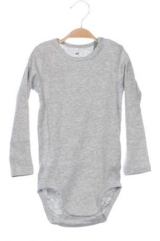 Dziecięce body H&M, Rozmiar 18-24m/ 86-98 cm, Kolor Szary, Cena 44,99 zł