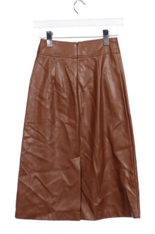 Skórzana spódnica Love Republic, Rozmiar XS, Kolor Brązowy, Cena 61,99 zł
