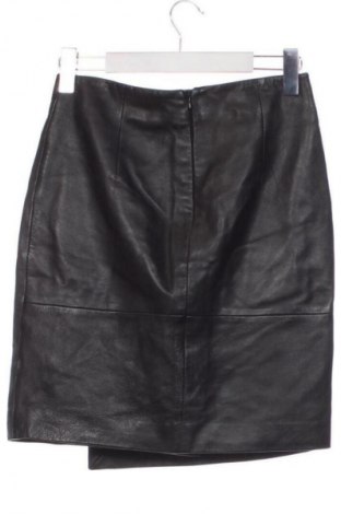 Bőrszoknya Mango, Méret XS, Szín Fekete, Ár 34 639 Ft