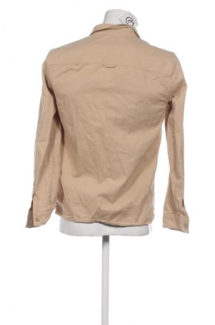 Мъжка риза Bershka, Размер S, Цвят Бежов, Цена 13,80 €