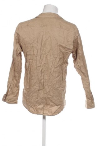 Herrenhemd Camel, Größe M, Farbe Beige, Preis 9,99 €