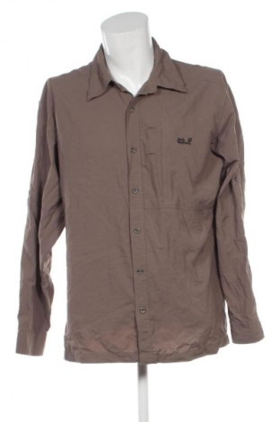 Ανδρικό πουκάμισο Jack Wolfskin, Μέγεθος XL, Χρώμα Καφέ, Τιμή 22,99 €