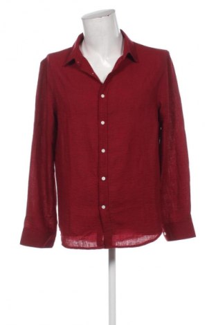 Męska koszula Manfinity, Rozmiar L, Kolor Czerwony, Cena 91,09 zł